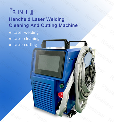 Không khí làm mát 800W 1200W 1500W 2000W 3 trong 1 Máy hàn laser nhỏ 35kg Để cắt / làm sạch kim loại