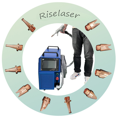 Không khí làm mát 800W 1200W 1500W 2000W Máy hàn laser sợi di động cho thép không gỉ