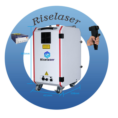 Máy làm sạch bằng laser sợi va-li 100W 200W cho ngành công nghiệp xây dựng