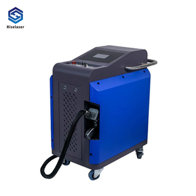 100W Fiber Laser Cleaning Machine Air / Water Cooling For Rust Paints Removal